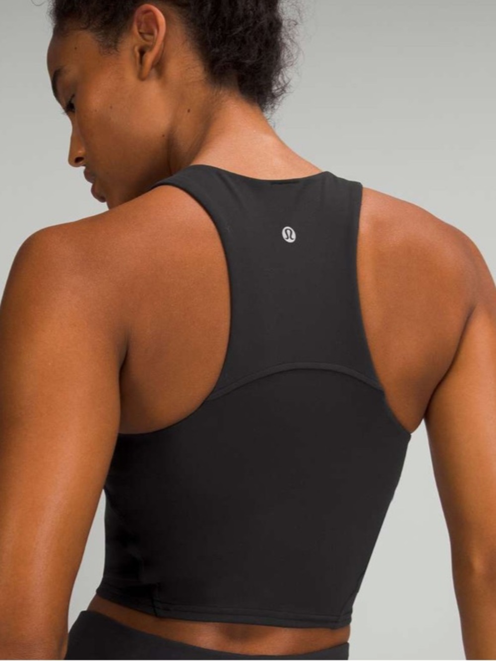 Lululemon Invigorate Training Tank Top Black Size 12 Built In Bra Everlux